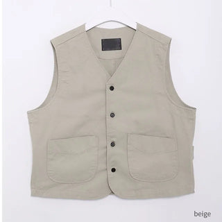 bro cotton casual pocket vest