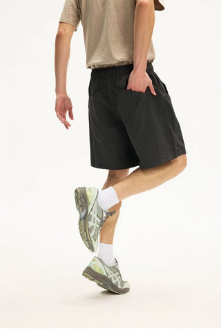 [Monterest] Textured Nylon Drawstring Shorts