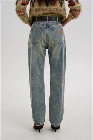 [MASONPRINCE] Distressed Denim Pants