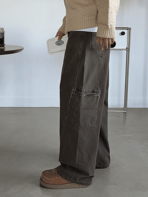 Richel Dyed Curved Pants