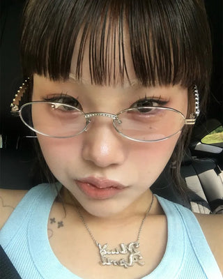 Heart Cubic Stainless Steel UV Glasses