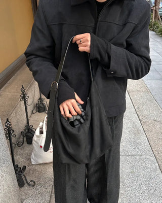 Suede Shoulder & Crossbody Bag