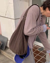 Casual cotton crossbody bag