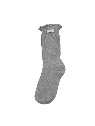 [Moromoro2] Cotton Blend Ruffle Mid-Tube  Socks