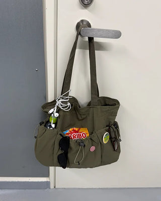 Soft String Shoulder Bag