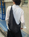 Pleated Shirring Crossbody Bag