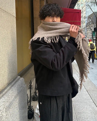 Bohemian feather scarf
