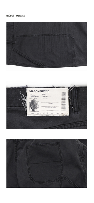 [MASONPRINCE] Strong Wash Worker Pants