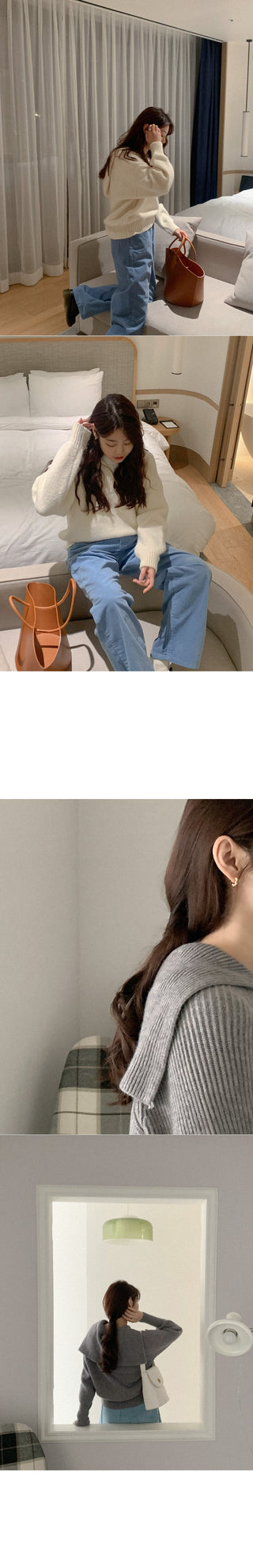 Twist design earrings
