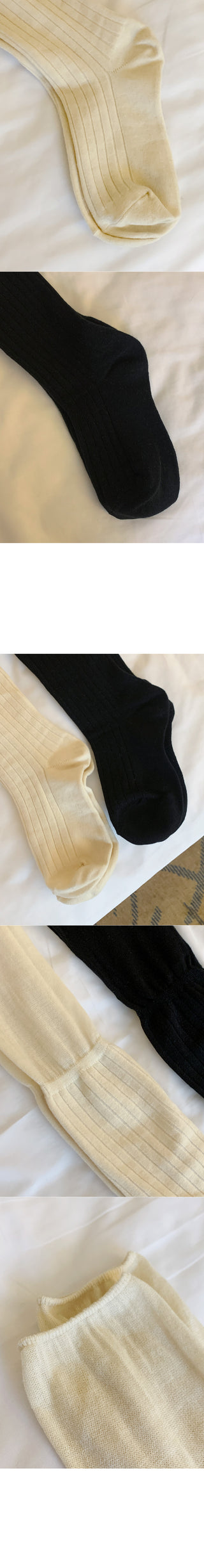 Oversized knee-high socks