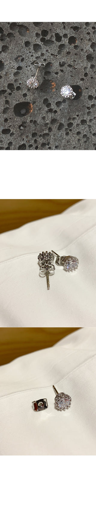 Sparkling accent earrings