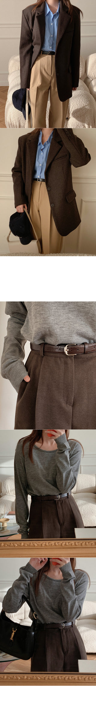Leather belt