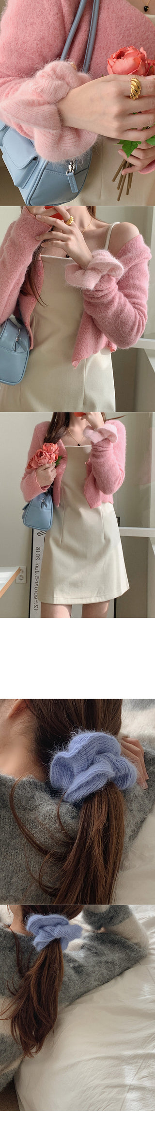 Angora Scrunchie