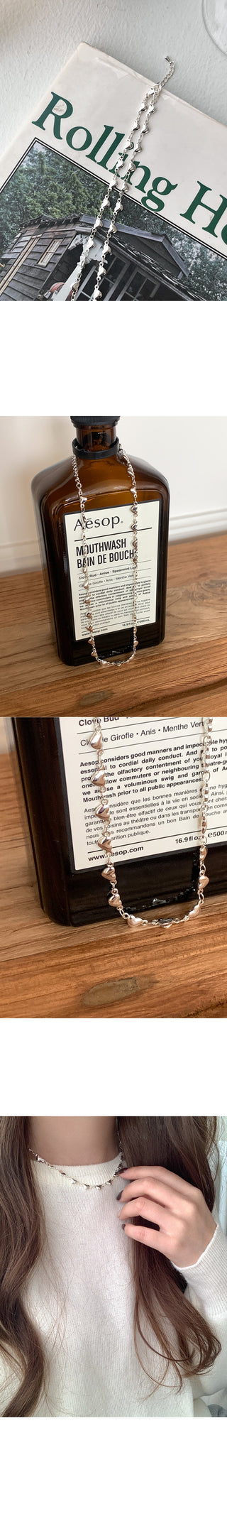 Heart Silver Necklace