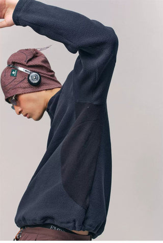 [Monterest] Honeycomb Fleece Half-Zip Pullover