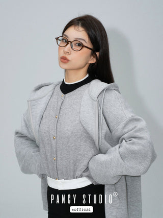 OVAL FRAME CLEAR LENS GLASSES