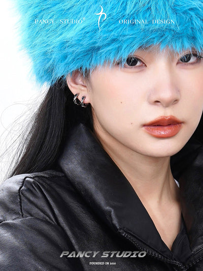 STAR HOOP EARRINGS