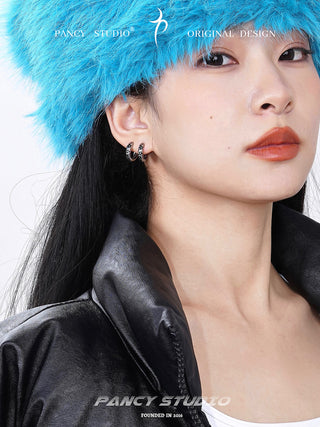 STAR HOOP EARRINGS
