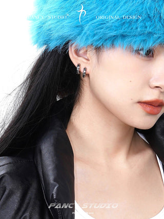 STAR HOOP EARRINGS