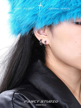 STAR HOOP EARRINGS