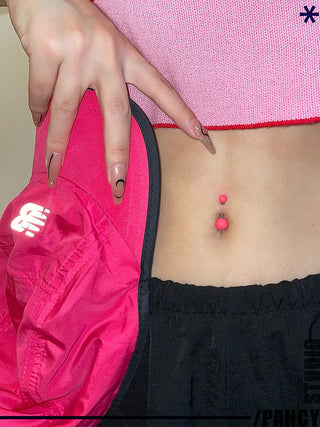 COLORED NAVEL STUD