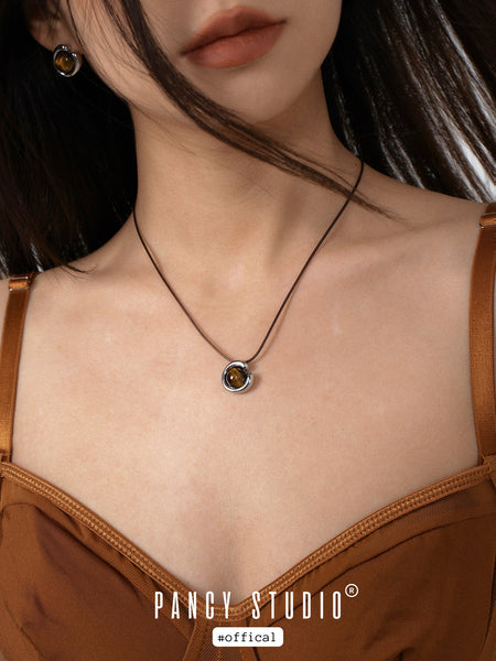 TIGER EYE NECKLACE