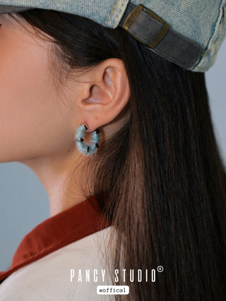 WOOL DESIGN RETRO EARRINGS