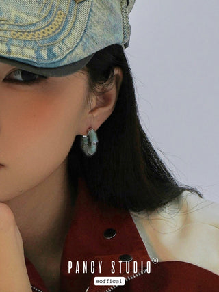 WOOL DESIGN RETRO EARRINGS