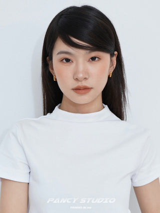 MINIMAL STEEL EAR STUDS