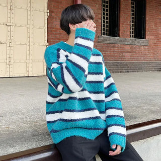 Boucle U-neck knit