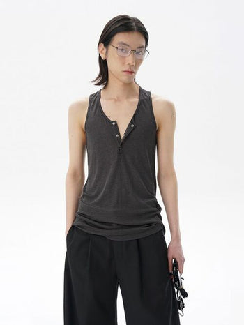 [MASONPRINCE] Striped Sleeveless Top