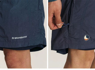 [Monterest x TTTM] Layered Packable Nylon Sports Shorts