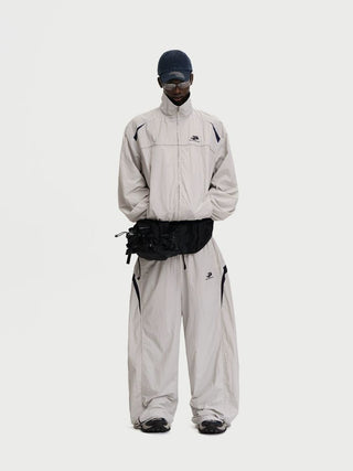 [MASONPRINCE] Structured Track Jacket & Pants Set