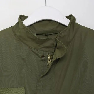 2-way military down jacket