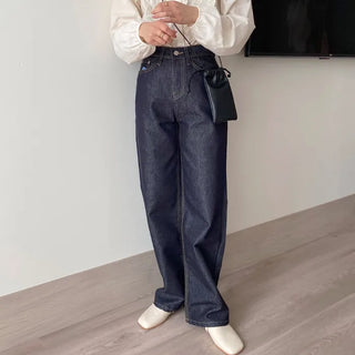 dail deep denim pants