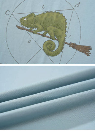 [Monterest] Chameleon Print Relaxed Fit T-Shirt