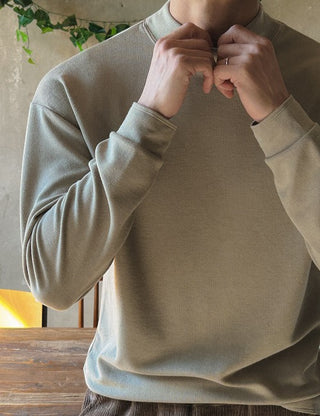 1 + 1 Mock Turtleneck Knit (6 colors, M~2XL)
