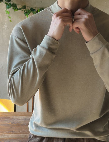 1 + 1 Mock Turtleneck Knit (6 colors, M~2XL)