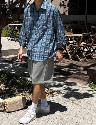 Road Linen Check Shirt (4 colors)