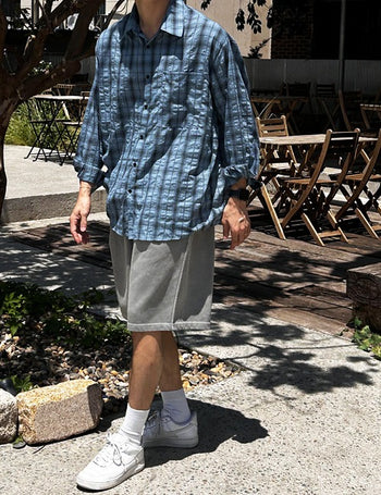 Road Linen Check Shirt (4 colors)