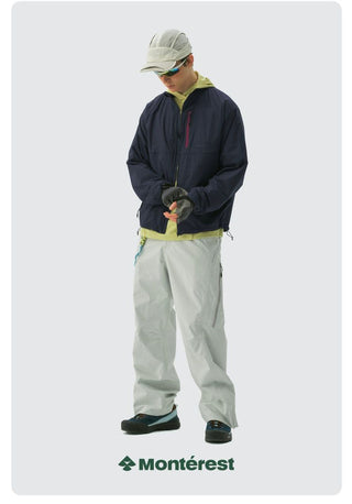 [Monterest] Packable Water-Resistant Zip-Up Jacket