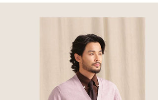 [CULTUM] V-Neck Cashmere Blend Cardigan