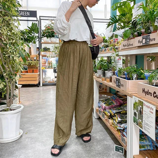 mute pleat pants