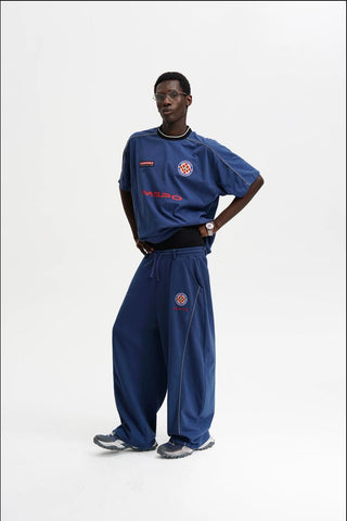 [MASONPRINCE] Urban Player Curved Sweatpants