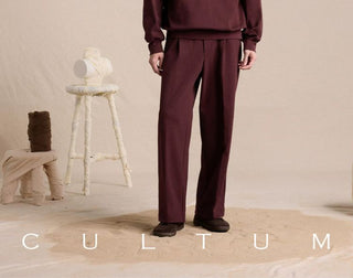 [CULTUM] Heavyweight Half-Zip Polo Collar Sweatshirt
