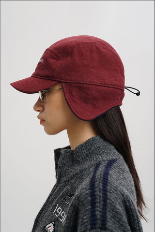 [MASONPRINCE] Fleece Worker Hat with Ear Flaps