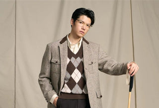 [CULTUM] Wool Tweed Ivy Hunting Jacket
