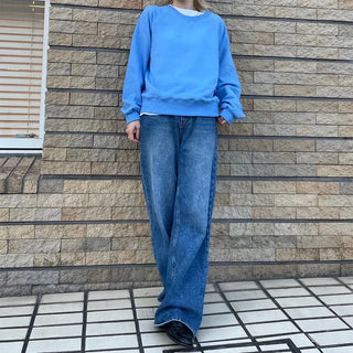Stitched raglan sweatshirt