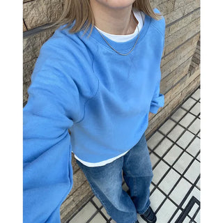 Stitched raglan sweatshirt