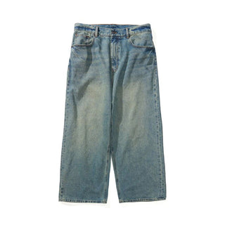 [Monterest] Washed Wide Leg Denim Pants